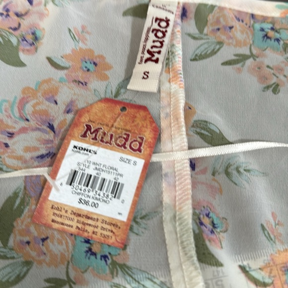 NWT Mudd sheer, chiffon kimono, small - Picture 5 of 5